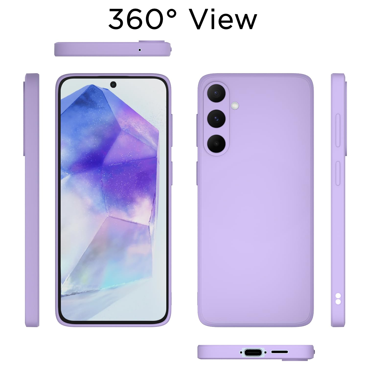 Samsung A55 5G phone cover in purple by Pikkme – photo 4