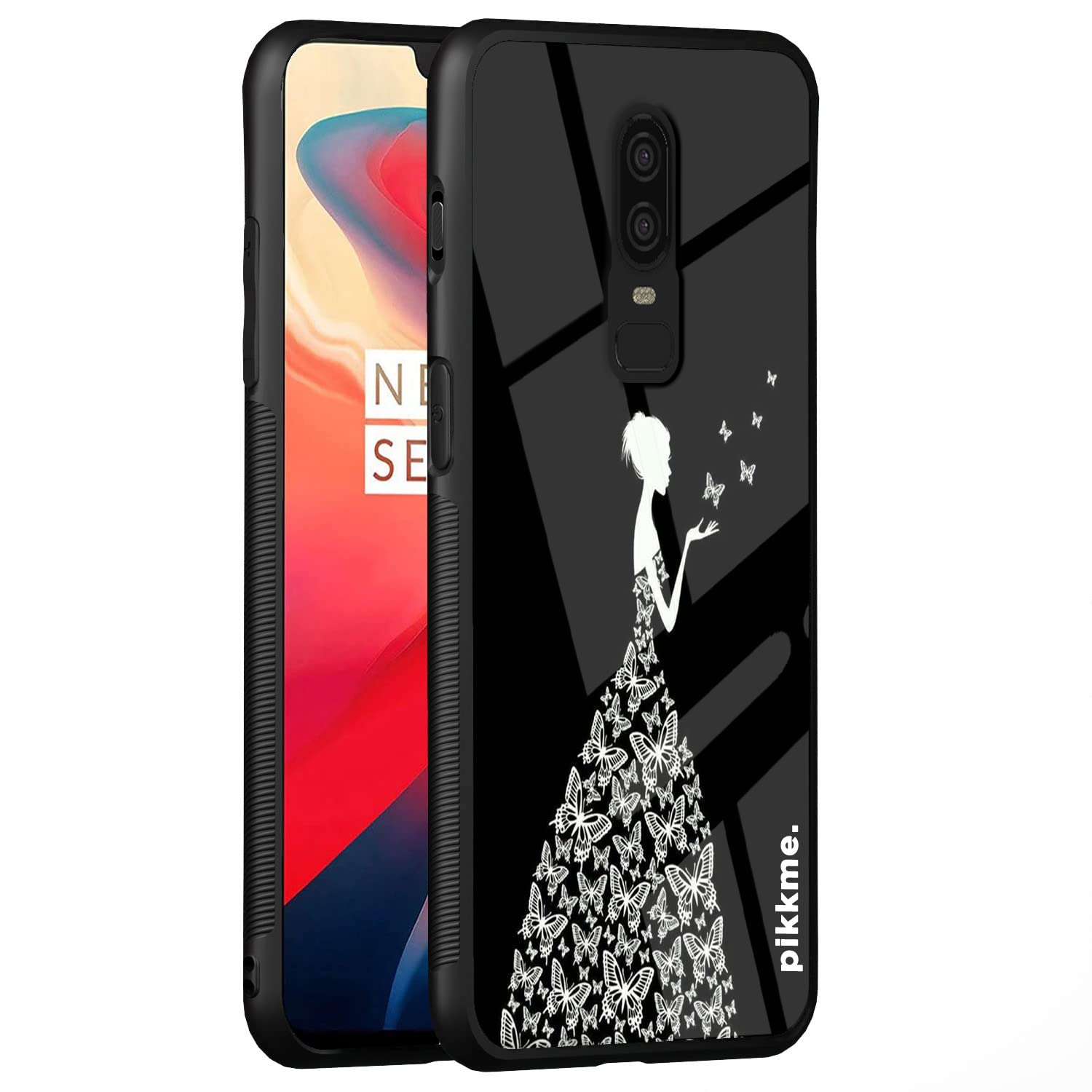 Pikkme Hybrid back cover for OnePlus 6