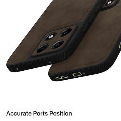 Pikkme coffee Leather back cover for Moto Edge 70 Pro 5G – photo 4