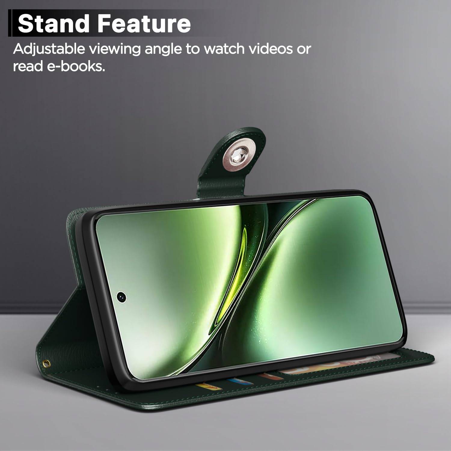 Pikkme Vivo X200 5G green flip cover – photo 3
