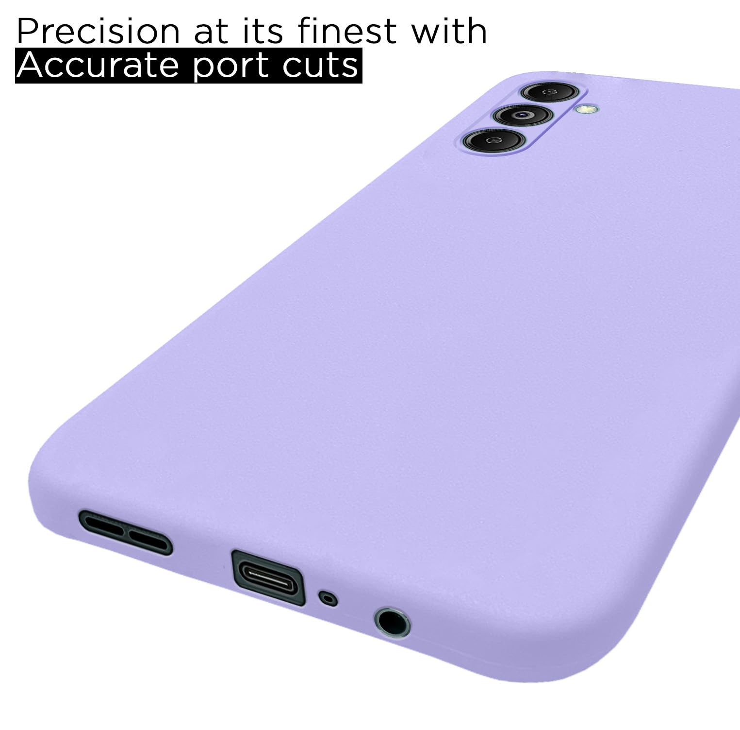 Pikkme purple Liquid Silicone mobile back cover for Samsung M14 5G – photo 5
