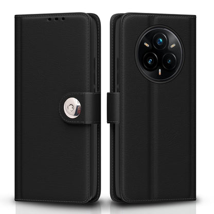 Realme 14 Pro Plus 5G mobile flip cover in black by Pikkme