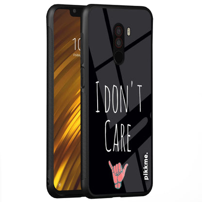 Poco F1 Hybrid mobile back cover by Pikkme