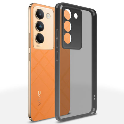 Pikkme black mobile back cover for Vivo T3/Y200e 5G