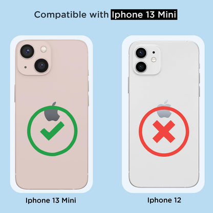 iPhone 13 Mini PC-TPU phone cover in transparent by Pikkme – photo 4