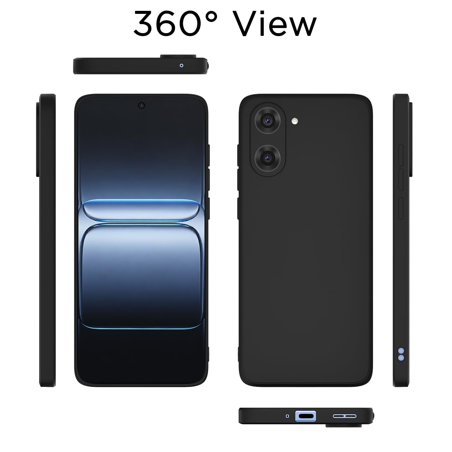 Black Matte mobile back cover for OnePlus Nord CE 5 5G – Pikkme – photo 4