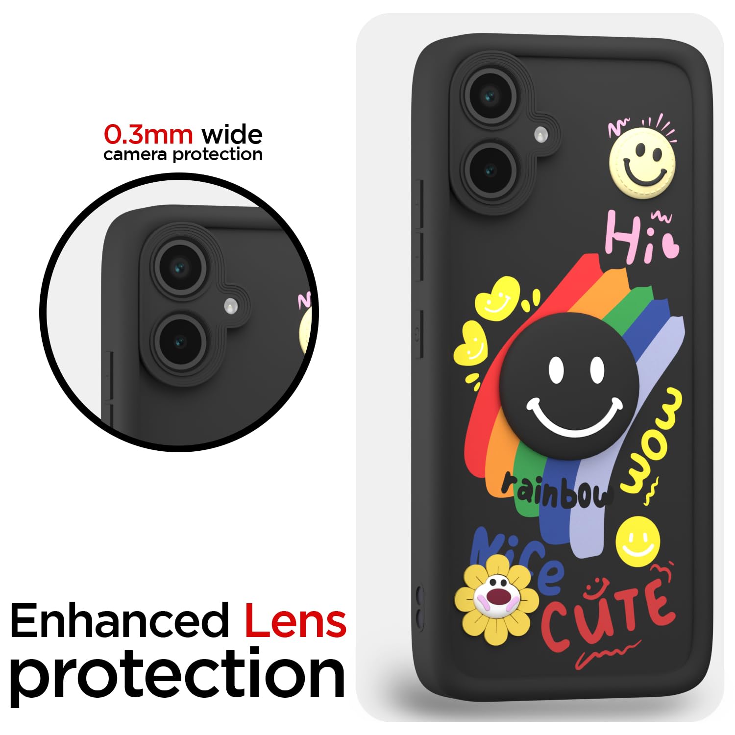 Black Soft Silicone back cover for Samsung A04 – Pikkme – photo 5