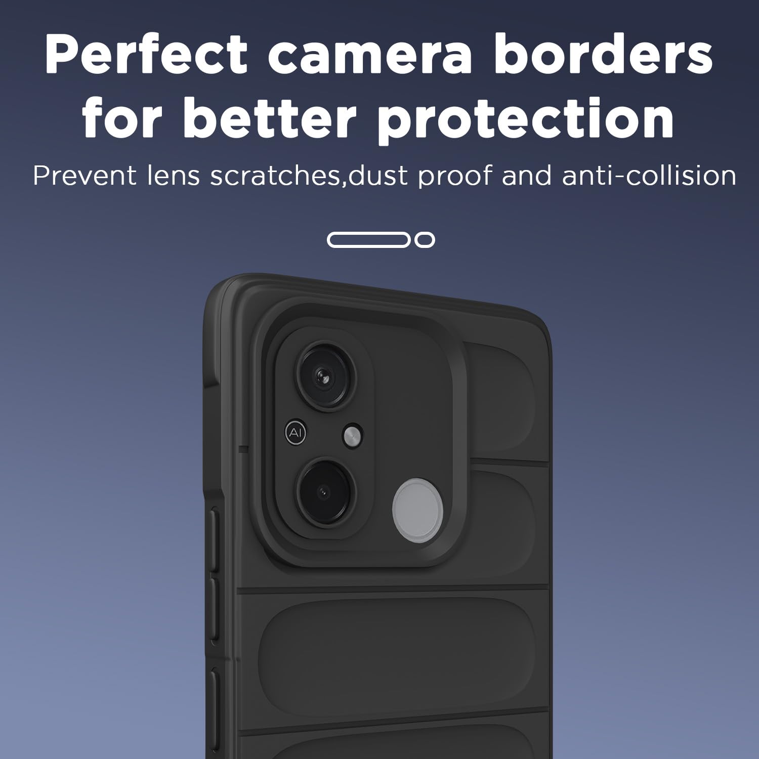 Black Liquid Silicone back cover for Redmi 12C/Poco C55 – Pikkme – photo 7