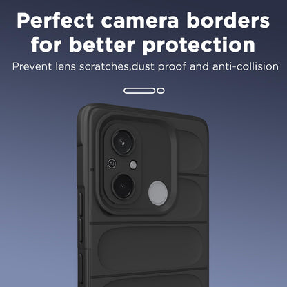 Black Liquid Silicone back cover for Redmi 12C/Poco C55 – Pikkme – photo 7