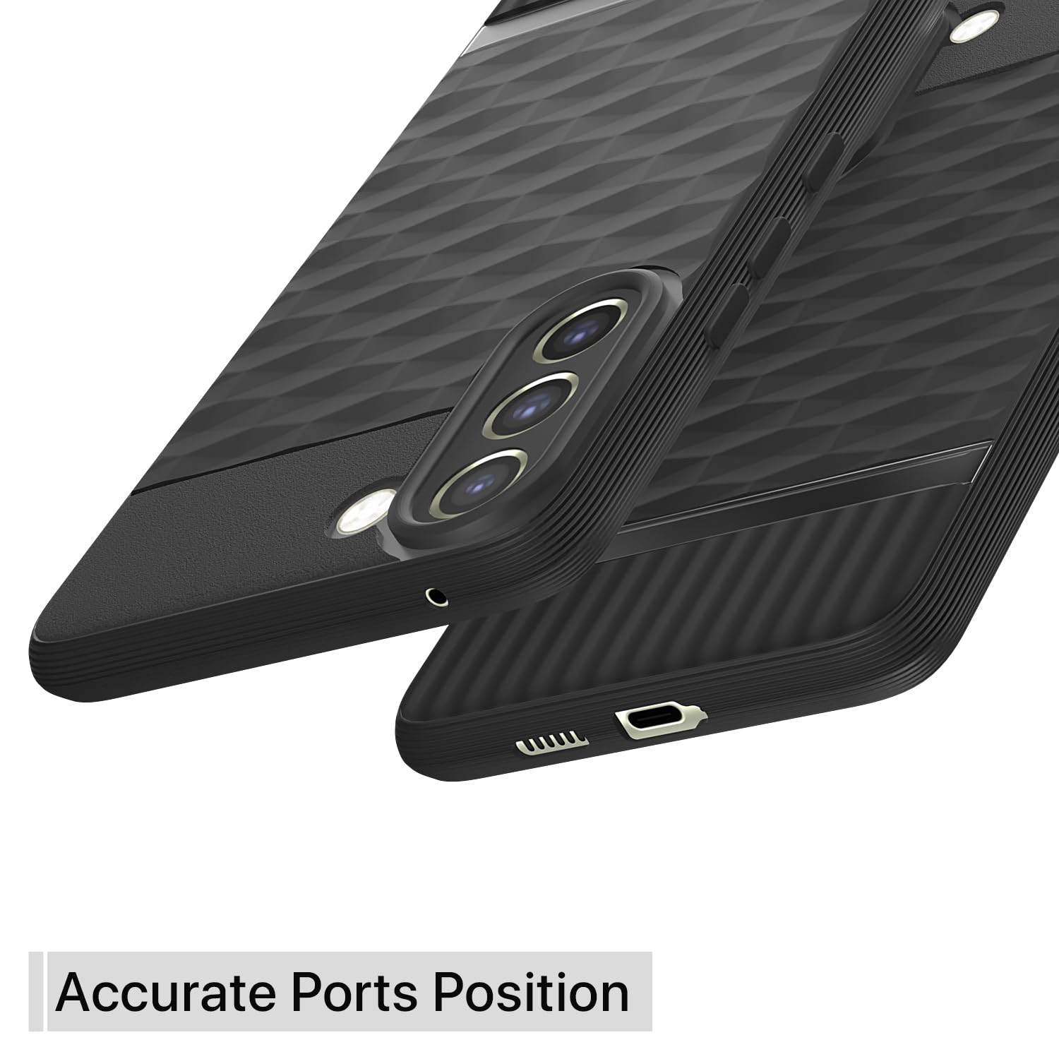 Pikkme Samsung Galaxy S21 FE 5G Gencase Back Cover (Black)