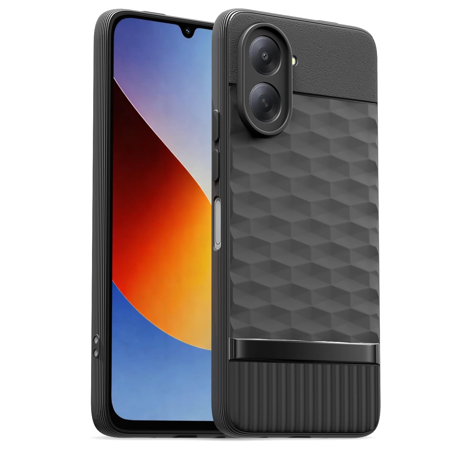 Pikkme black Silicone mobile cover for Redmi A7