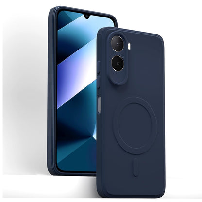 Blue MagSafe mobile cover for Redmi A7 Pro/Poco C85x 5G – Pikkme – photo 2