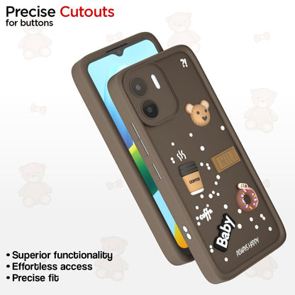 Redmi A1/A2 mobile cover in brown by Pikkme – photo 6