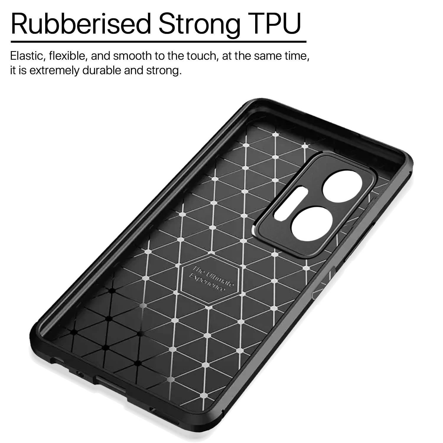 Vivo T1/Y75/iQOO Z6 5G mobile cover in black by Pikkme – photo 7
