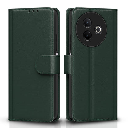 Pikkme Vivo Y39 5G Vintage Flip Cover (Green)