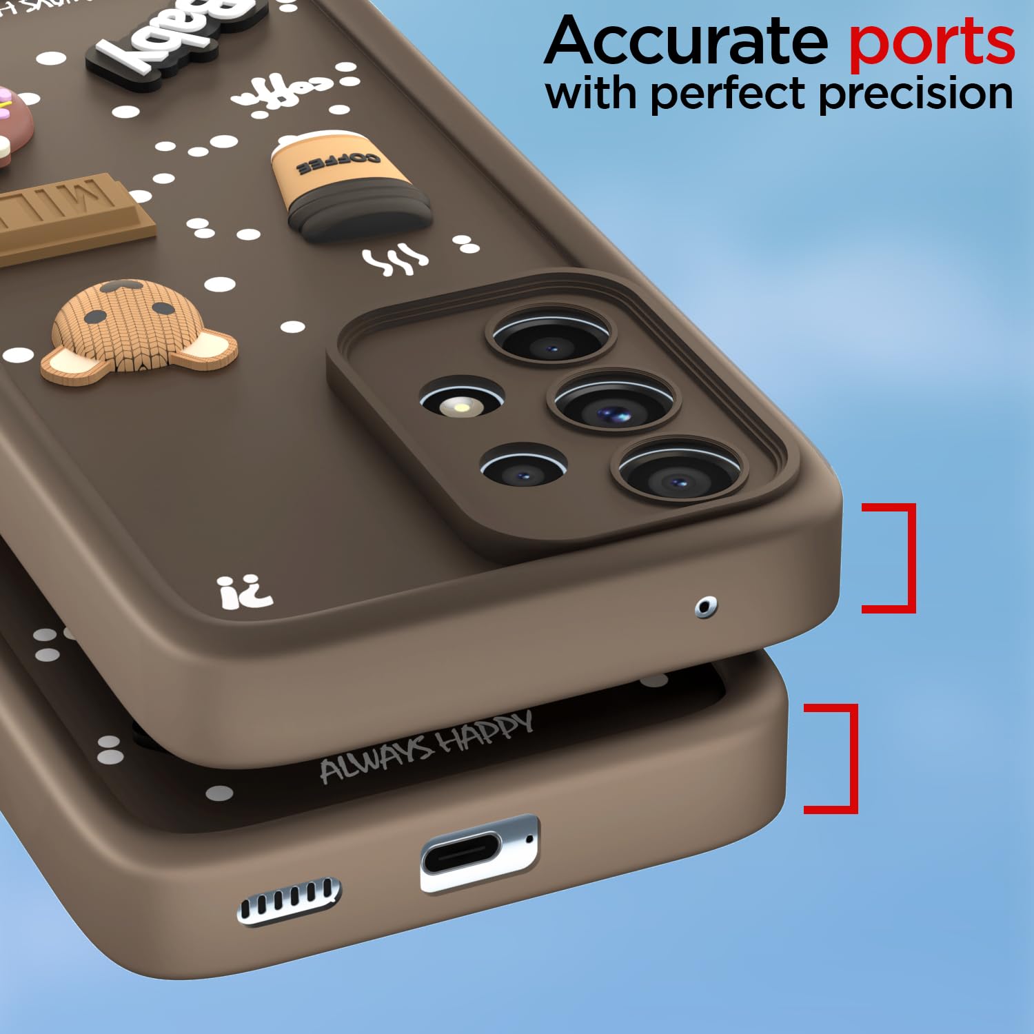 Pikkme Samsung A53 5G brown back cover – photo 4