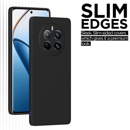 Black Matte back cover for Realme 12 Pro/12 Pro Plus 5G – Pikkme – photo 6