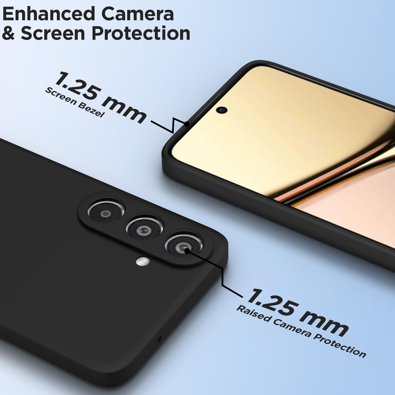 Pikkme Samsung M35 5G Matte black phone cover – photo 2