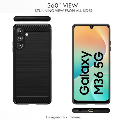 Black back cover for Samsung M36 5G – Pikkme – photo 3