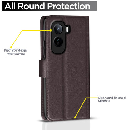 Vivo T5 Pro 5G Wallet flip case in coffee by Pikkme – photo 4