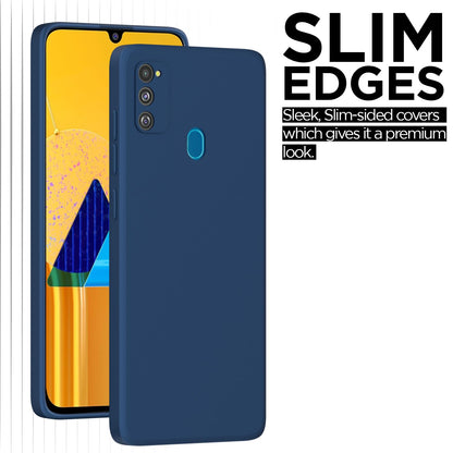 Pikkme blue Matte back cover for Samsung M21/M30s/M21 2021 – photo 7