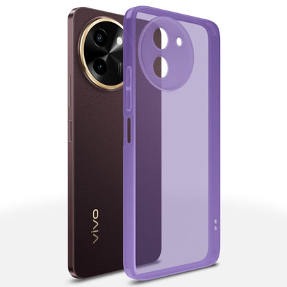Vivo T3x/Y200i 5G Clear back cover in purple by Pikkme