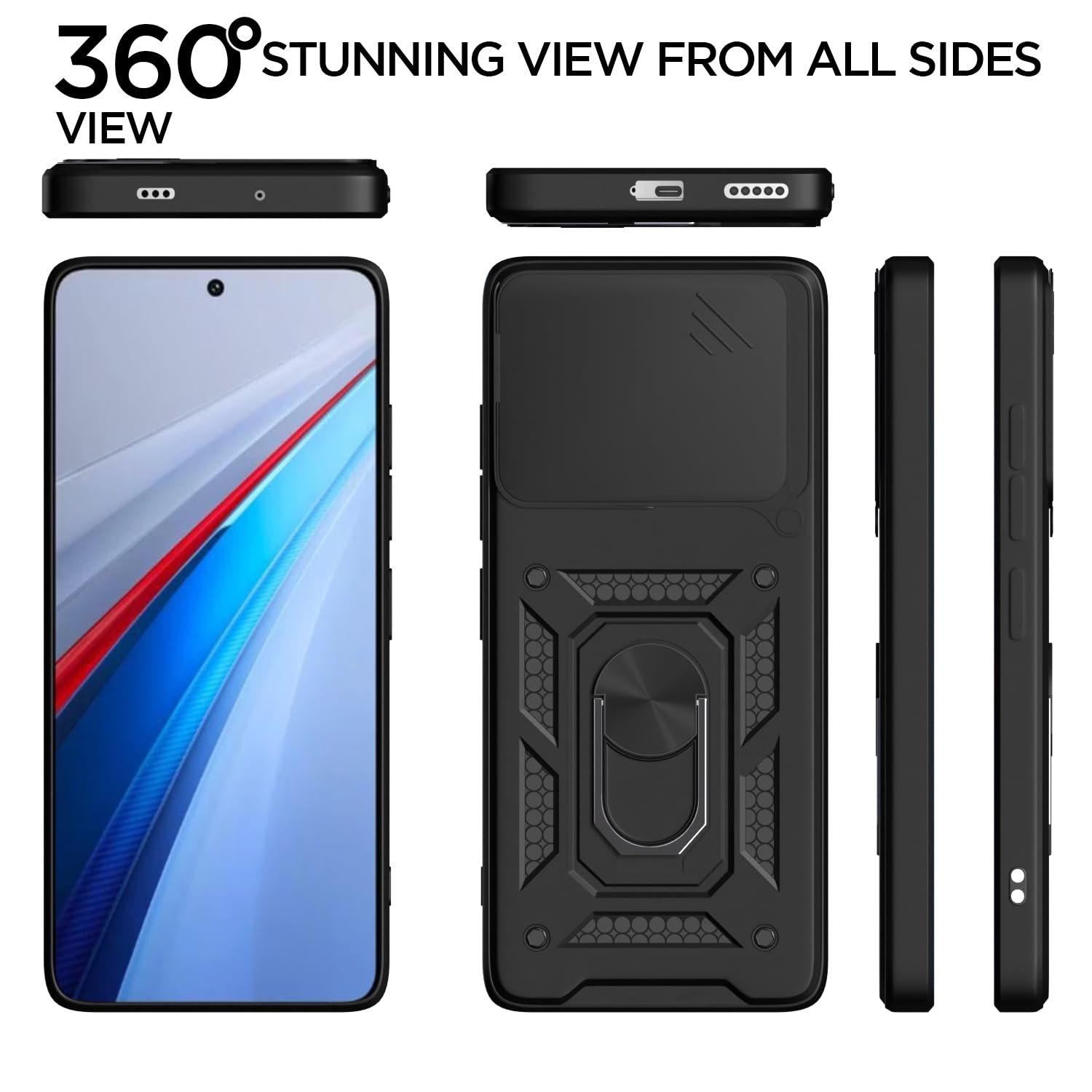 iQOO 13 5G D10 Camera Shield back cover in black by Pikkme – photo 5