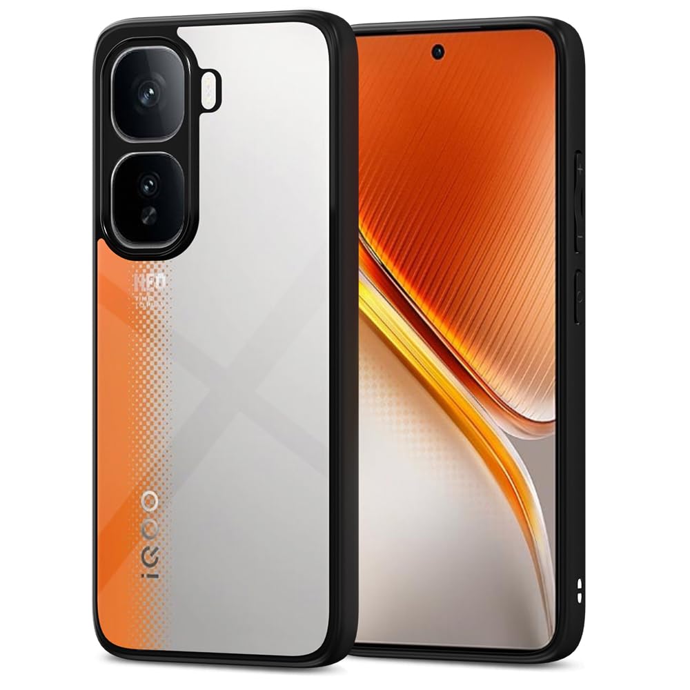 Pikkme black mobile back cover for iQOO Neo 10 5G