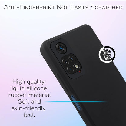 Redmi Note 11/Note 11s Liquid Silicone phone cover in black by Pikkme – photo 7