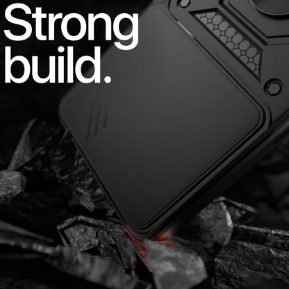 Pikkme Nothing Phone 3a 5G D10 Tough Armor Back Cover (Black)