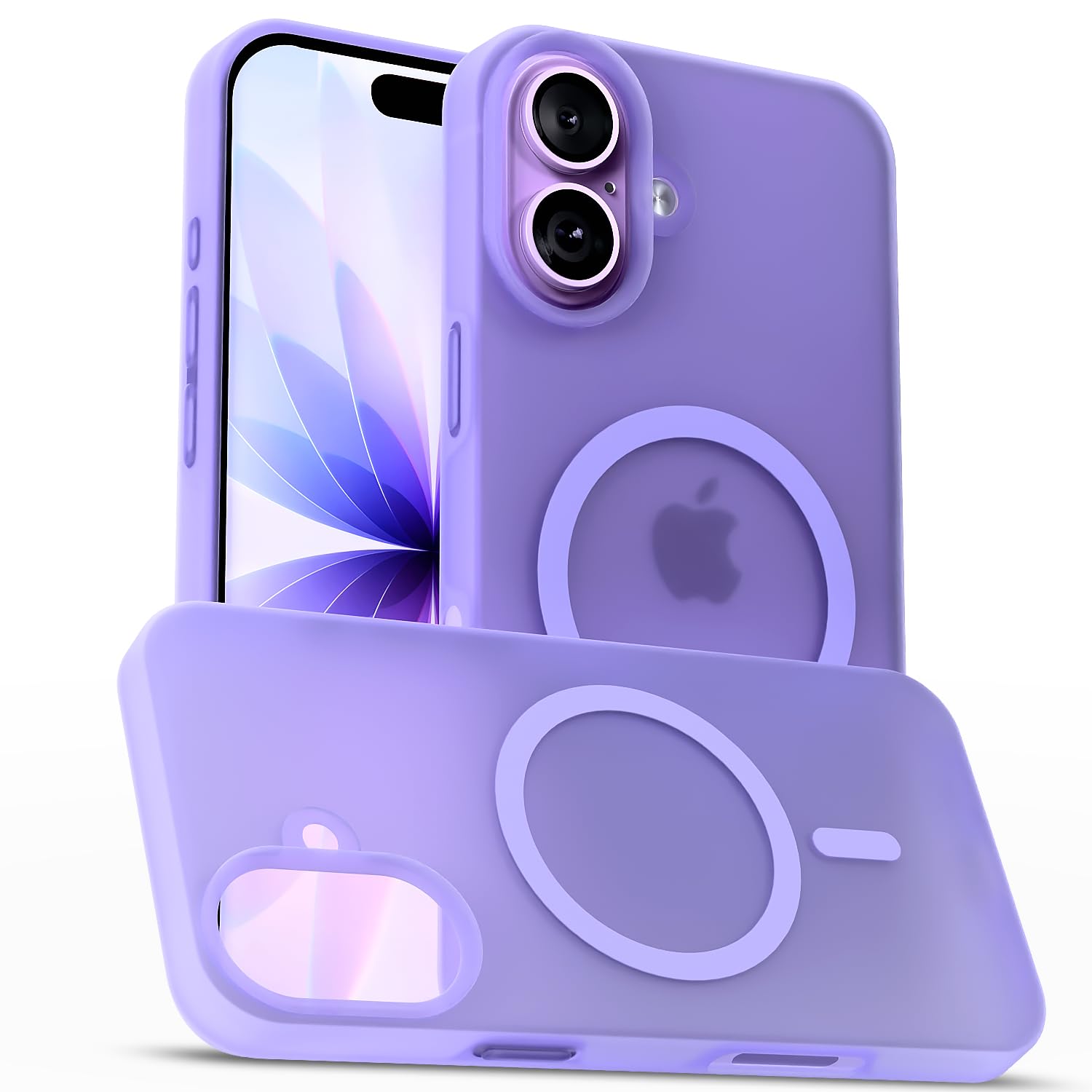 iPhone 17 back cover in light purple by Pikkme