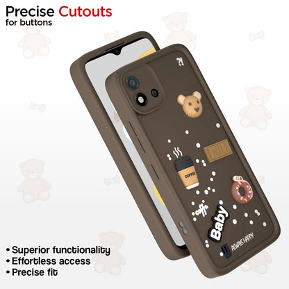 Realme C20 phone cover in brown by Pikkme – photo 6