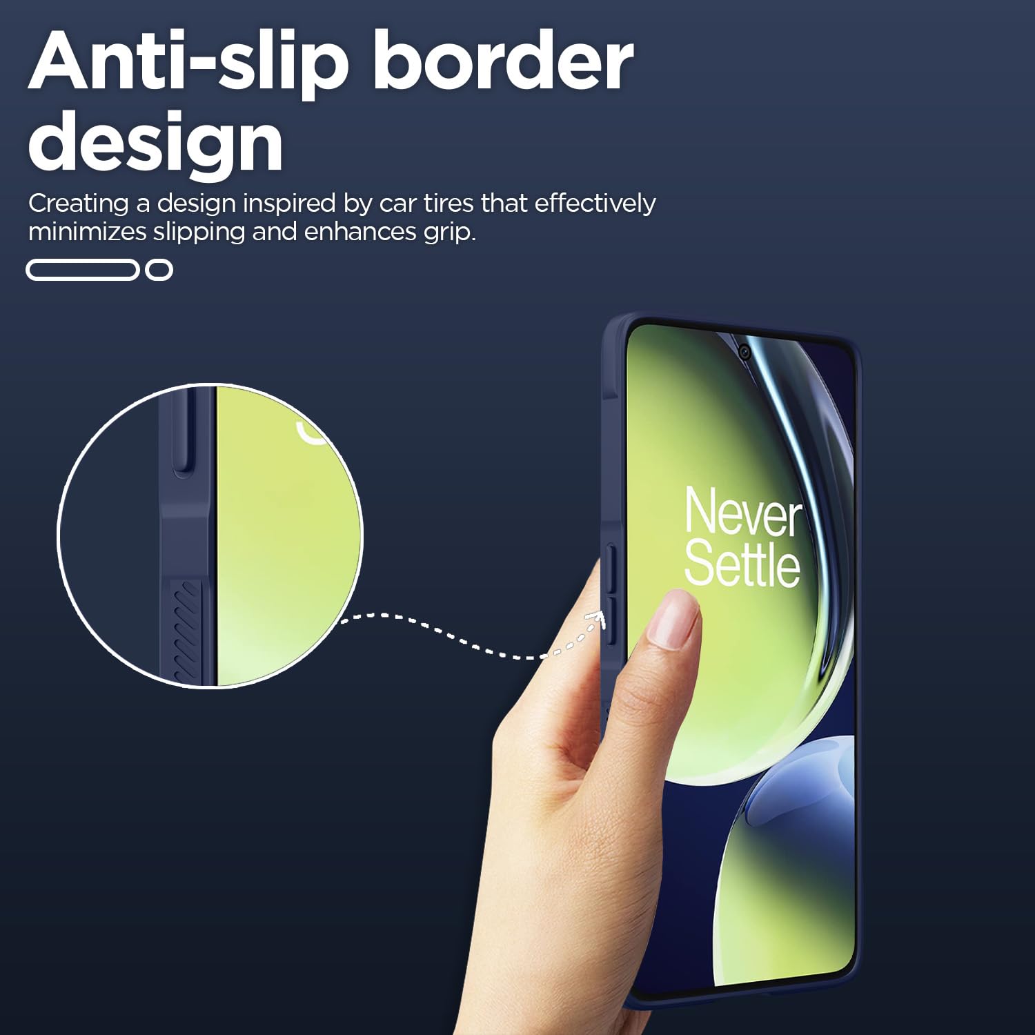 Pikkme blue mobile back cover for OnePlus Nord CE 3 Lite 5G – photo 4
