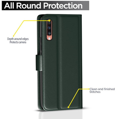 Pikkme green Wallet flip case for Samsung A70/A70s – photo 4