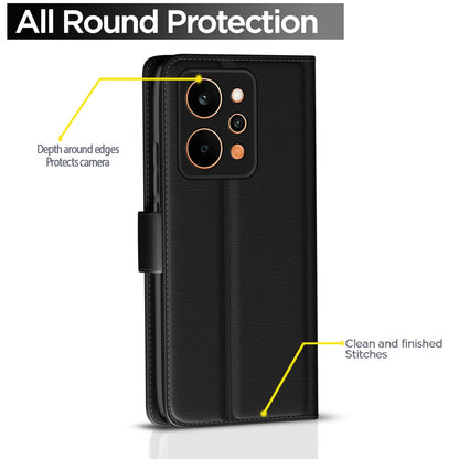 Black wallet flip cover for Realme P4 Power 5G – Pikkme – photo 4