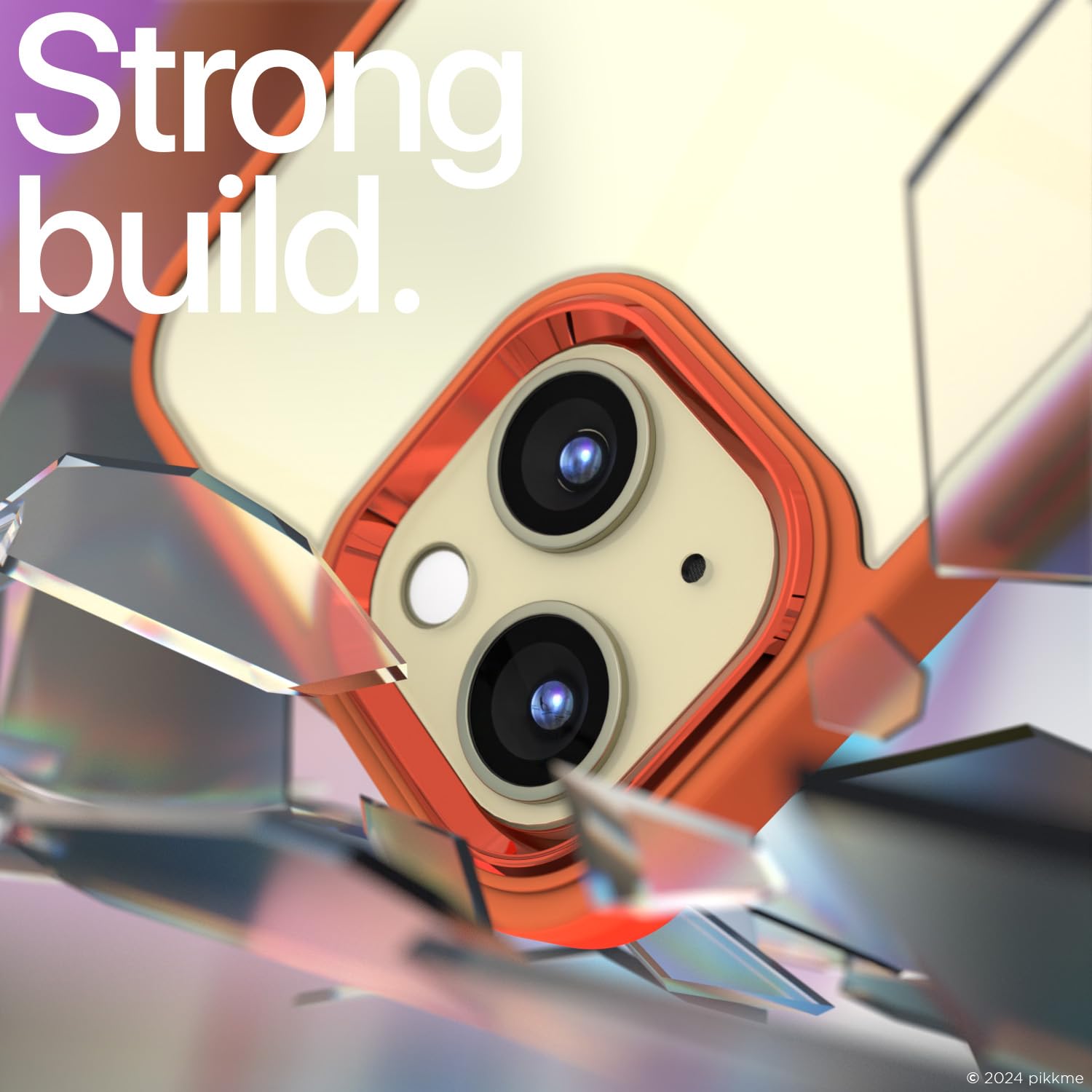 Orange Chrome phone cover for iPhone 15 – Pikkme – photo 6