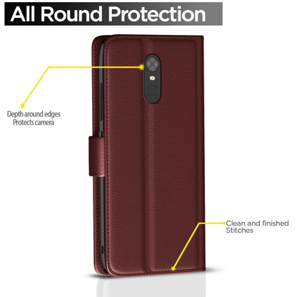 Pikkme brown mobile flip cover for Redmi Note 5 – photo 4