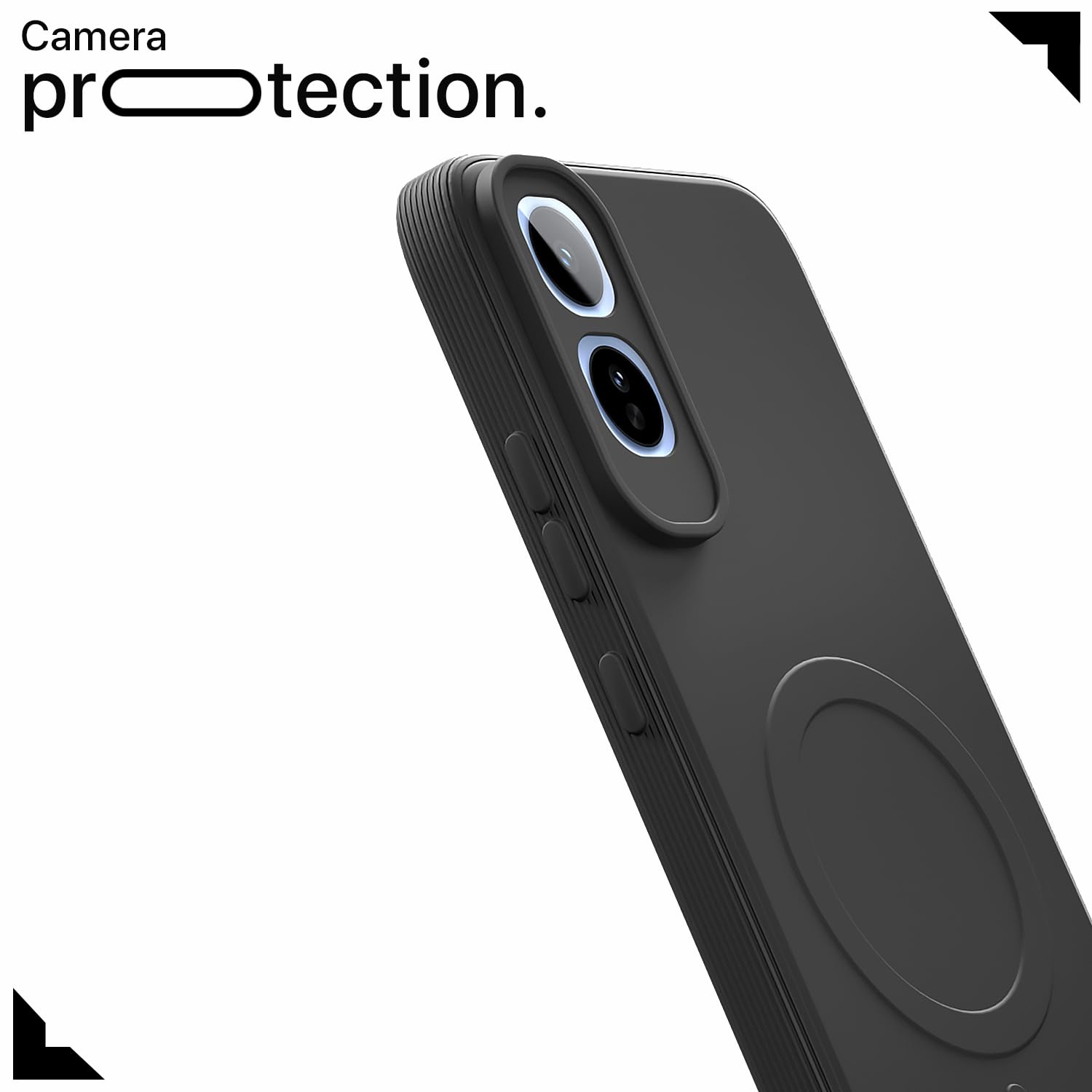 Pikkme black mobile back cover for Vivo T5 Pro 5G – photo 5