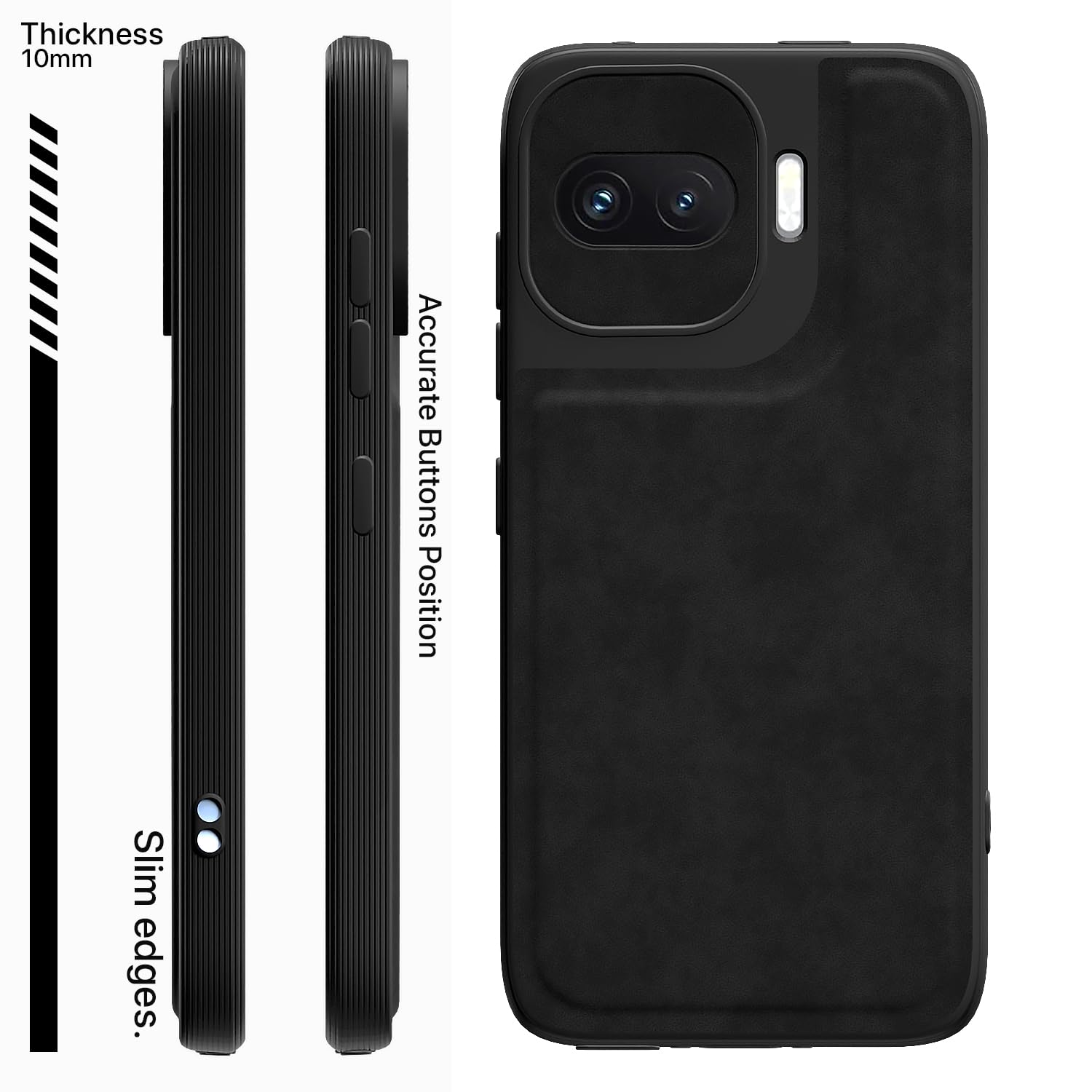 Pikkme black mobile back cover for iQOO 15R 5G – photo 3