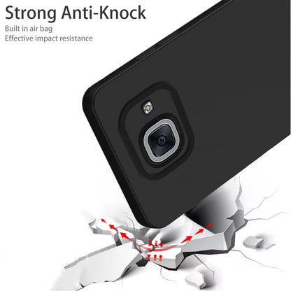 Pikkme Samsung Galaxy J7 Max Liquid Silicone Back Cover | Black