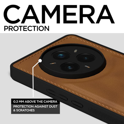 Pikkme Realme 14 Pro 5G Leatherback Back Case (Brown)