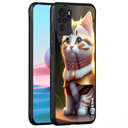Redmi Note 10/Note 10s Cat mobile back cover by Pikkme