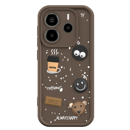 Pikkme Redmi Note 14 5G/3D brown mobile cover – photo 7