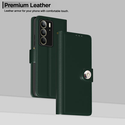 Pikkme Realme C75 green flip case – photo 2