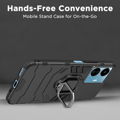 iQOO Z6 Lite 5G Tough Armor phone cover in black by Pikkme – photo 6