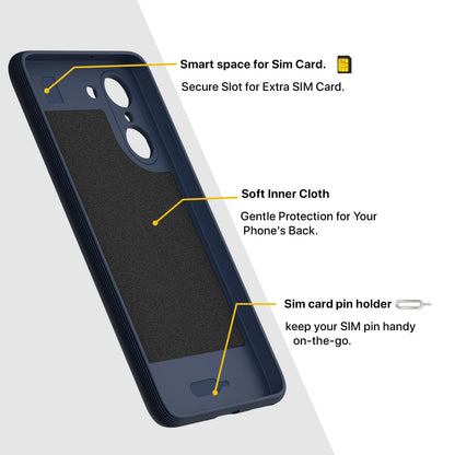 OnePlus Nord CE 5 5G Silicone phone cover in blue by Pikkme – photo 6