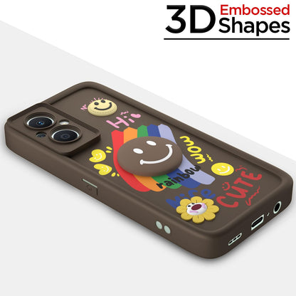 Brown Soft Silicone mobile cover for Oppo F21 Pro/F21s Pro 5G – Pikkme – photo 3
