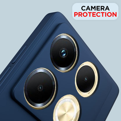Blue Matte phone cover for Infinix Note 40 – Pikkme – photo 5