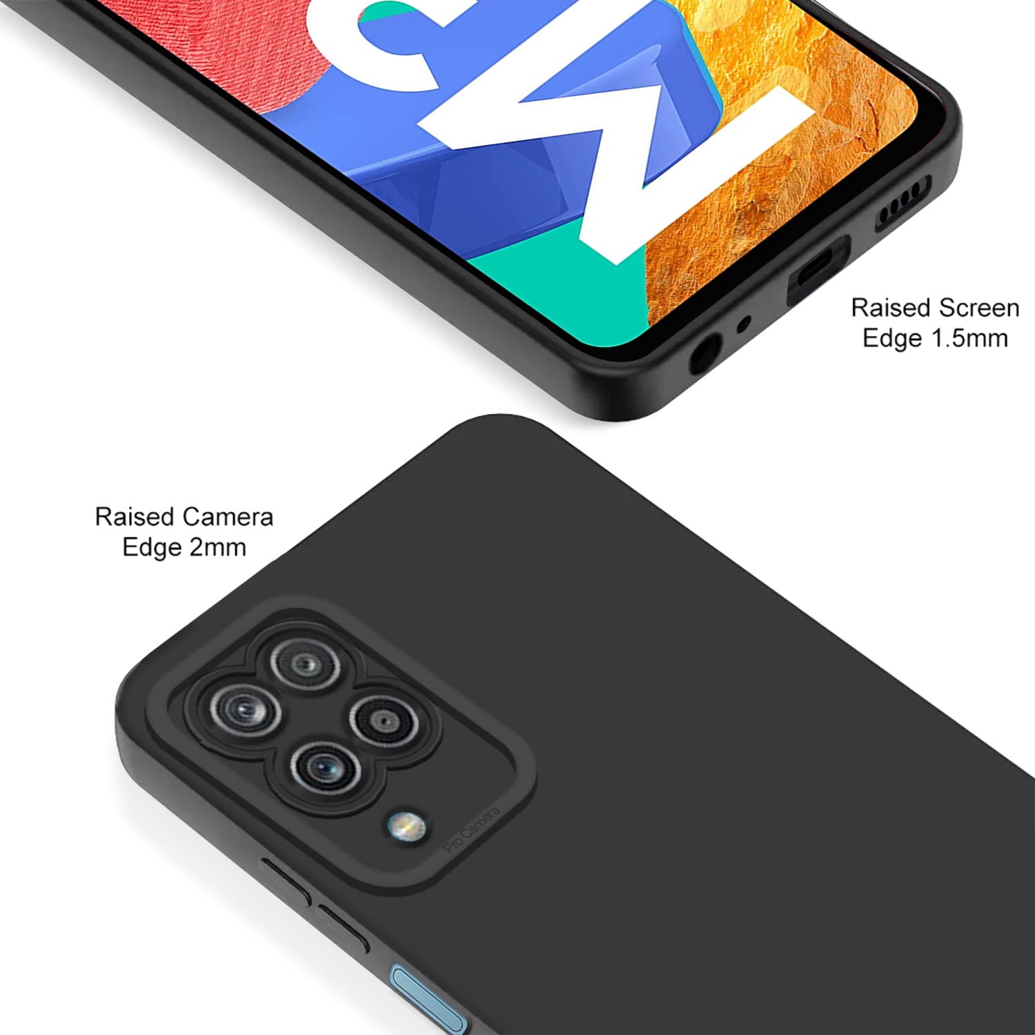 Samsung M33 5G Matte phone cover in black by Pikkme – photo 2