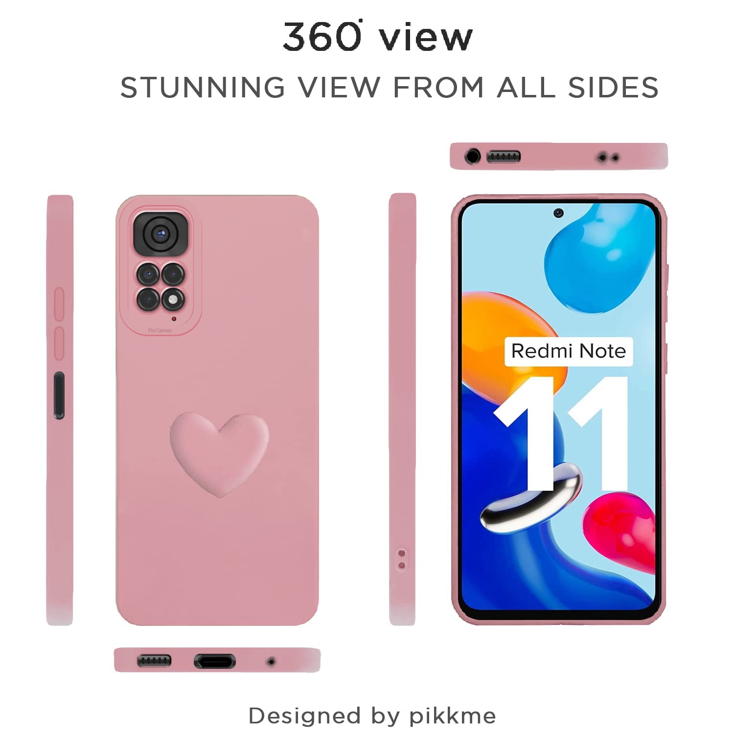 Pink Chain mobile back cover for Redmi Note 11/Note 11s – Pikkme – photo 2